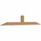 Ekena Millwork Portland Timber Gable Bracket, Western Red Cedar, 108"W x 18"H x 3 1/2"D x 5 1/2"F, 4/12 Pitch GBW108X18X0406POR00SWR - alternate 5